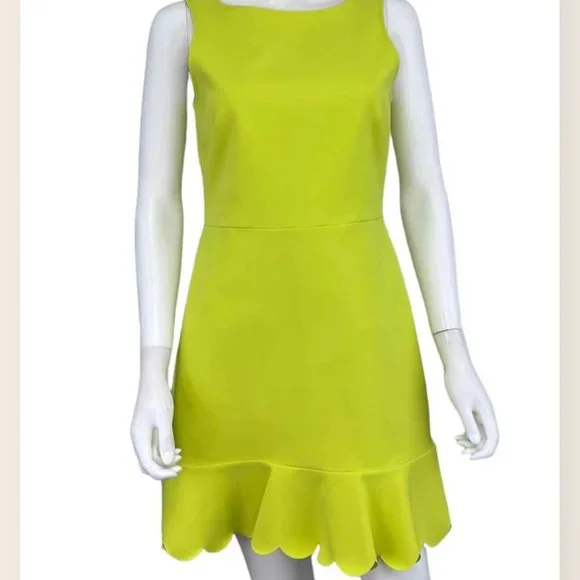 j crew neon yellow dress J. Crew | Dresses | Jcrew Size 6 Neon Yellow Ruffle Hem Dress